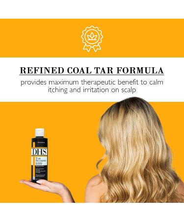 DHS Tar Shampoo 8oz - Effective Treatment for Dandruff and Psoriasis - Buy Online on GoSupps.com