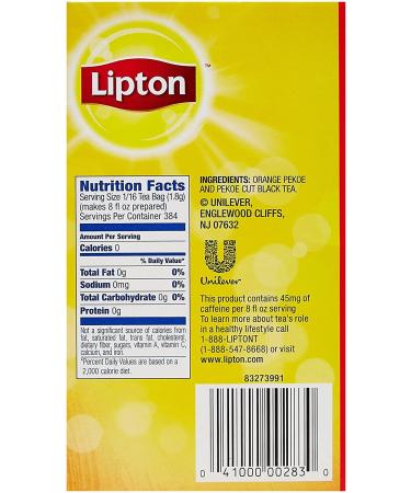 Lipton Gallon Size Tea Bags - 24 Count - Iced Tea Brew - 1 oz - Buy Online on GoSupps.com