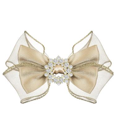 Celia's 5.5 Inch Big Hair Bow Clip in Black - Hair Barrette Accessory - Buy Online on GoSupps.com