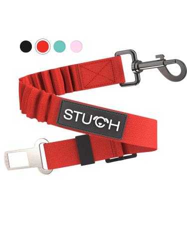 STUCH Universal Bungee Safety Belt for Dogs & Cats - Suitable for all dog breeds & car types (Color Red) - Buy Online on GoSupps.com