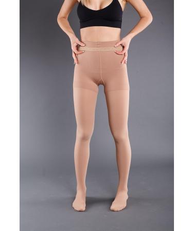Shop Compression Tights AT - Class 1 Closed Toe Support Tights in Beige | International Shipping Available - Buy Online on GoSupps.com