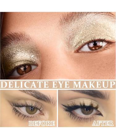 Liquid Glitter Eyeshadow Long Lasting Waterproof Glitter Liquid Eyeshadow Metallic Pigments Shining Eye Shadow Glitter Eyeliner Makeup(A01) Set 1 - Buy Online on GoSupps.com