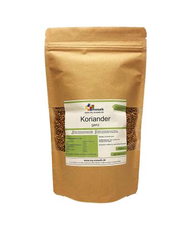 Coriander whole 100% natural without additives from my-mosaik (500) 500.0 grams