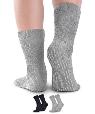 Pembrook Moisturizing Spa Socks Aloe Infused | 2-Pair | Fuzzy Non Skid Gel Sleeping Socks 2- Pairs - Color Set 001