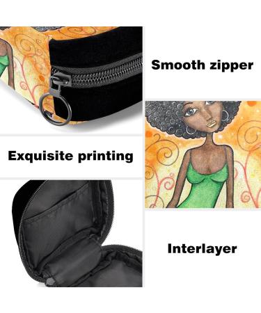 GIAPB African Tribal Art Period Bag - Sanitary Napkin Holder & Makeup Pouch - Color373 - Buy Online on GoSupps.com
