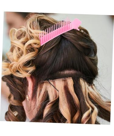 HAPINARY Hair Salon Clip Hair Cutting Clips Hair Styling Clamps Sectioning Clips Grip Clips for Hair Sectioning Haircut Accessories Barber Hair Clips Hair Parting Tools Nonslip Hair Clips 14.20X3.00X2.30CM Pink - Buy Online on GoSupps.com