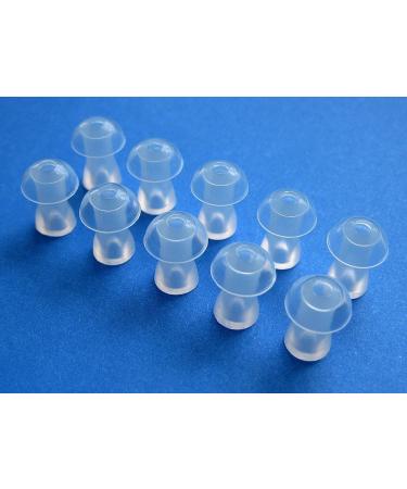 HiiBaby 10pcs (S) Soft Replacement Mushroom Domes Eartips Earbuds for Siemens : Touching Motion Nitro Aquaris Siemens Life Lotus 12P 13P 13SP 23P 23SP 23M BTE Hearing Enhancer Accessory - Buy Online on GoSupps.com