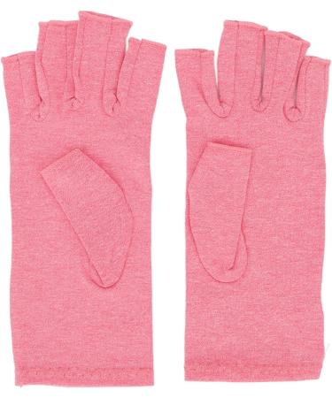 Arthritis Compression Gloves for Women - Soft Cotton Warm Fingerless Gloves - Buy Online on GoSupps.com