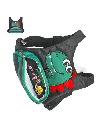 Toddler Leash with Anti Lost Wrist Link - Black Baby Backpack Child Harness - Buy Online on GoSupps.com