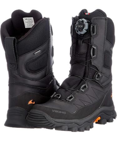 Viking Men's Villrein II Boa GTX Hunting Boots - Black Rust - EU Size 42 - Perfect for International Adventurers - Buy Online on GoSupps.com