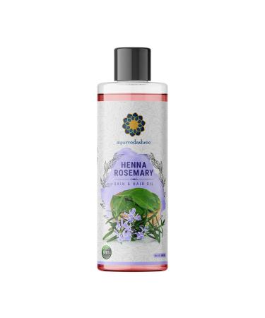 AYURVEDASHREE Henna Rosemary Hair Oil 200 ml  6.76 fl oz with Neem Oil  Shikakai Oil  Bhringraj Oil  Amla Oil  Brahmi Oil  Sesame Oil  Olive Oil & Sunflower Oil - Buy Online on GoSupps.com
