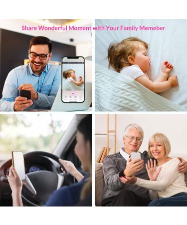 iBaby M8L 1080P Smart Baby Camera Monitor with Upgraded Night Vision - WiFi, 2 Way Talk, Motion/Crying Alert, Lullabies - 360 Pan, 110 Tilt - White - Buy Online on GoSupps.com