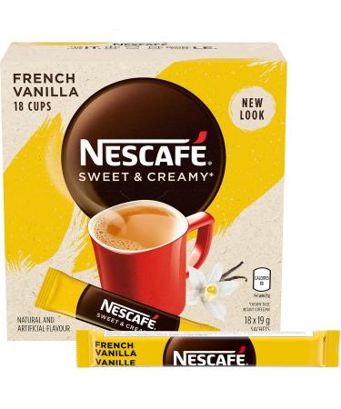 NESCAF Sweet and Creamy French Vanilla Instant Coffee Mix - Buy Online on GoSupps.com