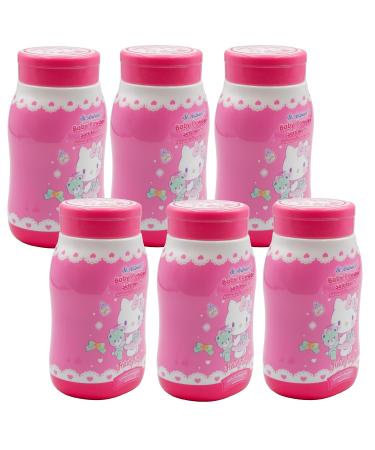 Body Powder for Women Girls Feminine Dusting Powder 1.76oz (Pack of 6)