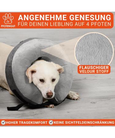 Pfotengut Inflatable Dog Breaker Crane with Air Pump | Improved Neck Cradle for Dogs & Cats | Premium Protective Collar | Leak Protection 2023  - Buy Online on GoSupps.com