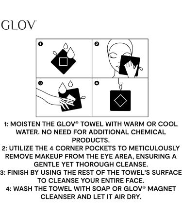 Hypoallergenic Microfiber Makeup Remover Mitt Face Towel Makeup Remover Cloth for All Skin Types with Just Water No Chemicals Washable (Baby Banana) - Buy Online on GoSupps.com