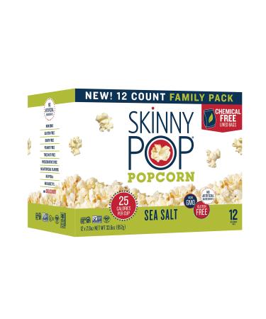 SkinnyPop Original Popcorn, Individual Snack Size Bags, Skinny Pop, Healthy  Popcorn Snacks, Gluten Free, 0.65 Ounce (Pack of 30)