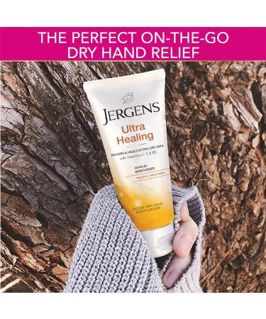 Jergens Ultra Healing Dry Skin Moisturizer 1oz Travel Lotion - Pack of 10 | Hydralucence Vitamins C E & B5 for Extra Dry Skin - Buy Online on GoSupps.com