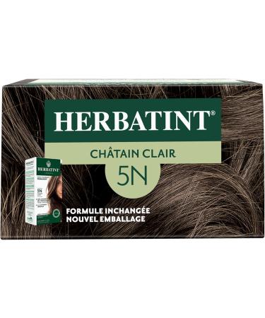  Herbatint Herbatint Permanent Hair Colour Treatment 5N Light Brown - 170 ml | Ammonia-Free 100% White Hair Coverage | Dermatologically Tested for Sensitive Skin with 8 Organic Plant Extracts - Buy Online on GoSupps.com