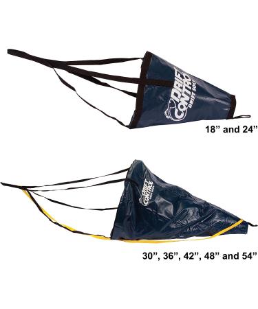 Lindy Drift Control Drift Sock Boat Bag - 42'' Parachute Drift Anchor for Fishing Boat | Fisherman Series - Buy Online on GoSupps.com