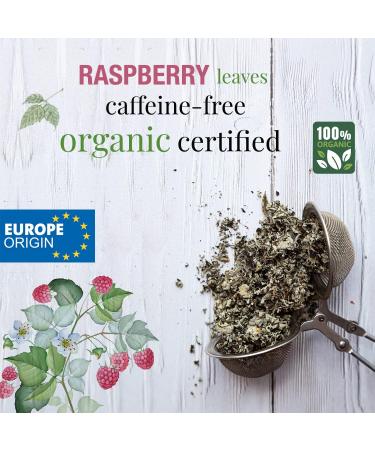 ORIGEENS Organic Raspberry Leaf Tea 200g for Pregnancy, Menstruation & Fertility - Buy Online on GoSupps.com