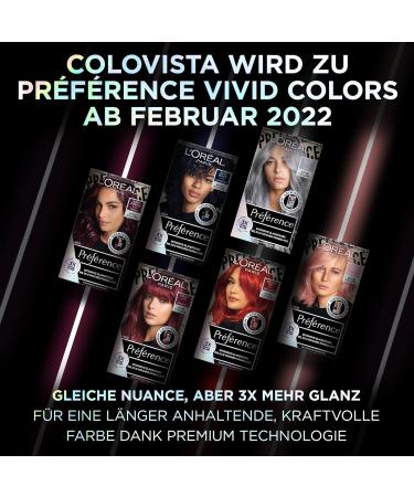 L'Or al Paris 3 Pack Permanent Hair Color Gel Intense Shine Coloration and Colovista Permanent Gel Silver Grey Treatment Mask - Buy Online on GoSupps.com