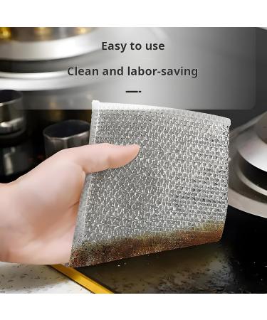 Multipurpose Wire Dishwashing Rags for Wet and Dry Multipurpose Non-Scratch Scrubbing Wire Dishwashing Rags for Dishes Sinks Counters Easy Rinsing (10PCS) - Buy Online on GoSupps.com