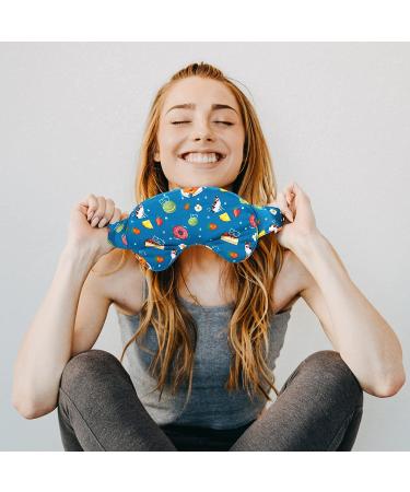 FRESHME Mulberry Silk Sleep Mask - 100% Light Blocking Eye Cover for Men and Women | Comfortable & Soft Blindfold for Travel, Airplane, Nap, Yoga | Relaxation Eye Shade - Buy Online on GoSupps.com