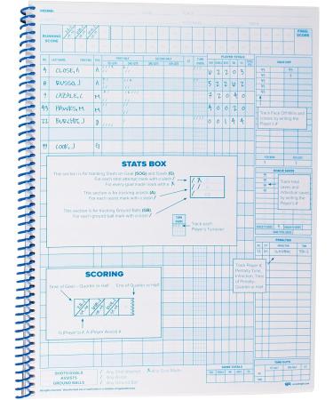 Cannon Sports Men's Lacrosse Scorebook - Keep Track of Your Games Easily - Buy Online on GoSupps.com