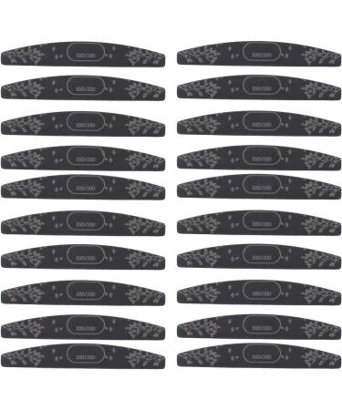Grain Nail Files Reusable Nail Files 20 Practical Pieces for Acrylic Nails (100/100) - Buy Online on GoSupps.com