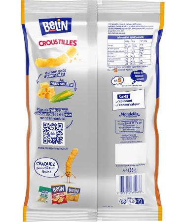  Belin Belin Emmental Taste Chips 138g - Buy Online on GoSupps.com