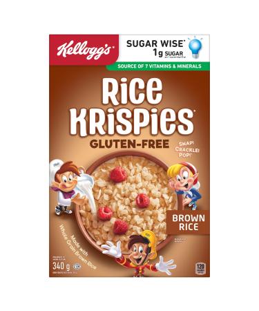 Kellogg's Rice Krispies Gluten Free Cereal 340g/11.99oz. (Imported from Canada)