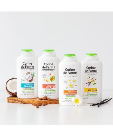 Corine de Farme Surgras Almond Oil Shower Cream 500ml - Nourishing Moisturizer for Soft Skin | International Shipping - Buy Online on GoSupps.com