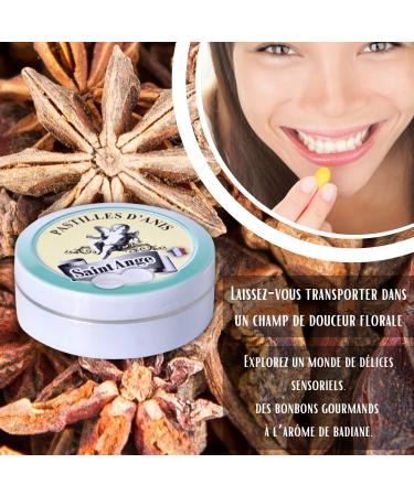 Set of 5 Boxes | Sant'Angelo Lozenges | Anise Flavour | Traditional Sweets 100% French - Buy Online on GoSupps.com