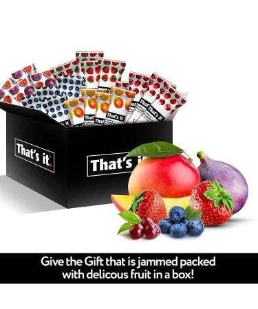Thatâ€™s It Fruit Bars Snack Gift Box | 20 Pack - 100% Natural, Gluten-Free, Vegan, Low Carb - Healthy Variety (Strawberry, Mango, Blueberries, Cherries, Fig) - Buy Online on GoSupps.com