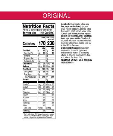 Kellogg's Smorz Breakfast Cereal 13.4oz Family Size Box - Kids Snacks with 8 Vitamins and Minerals - Buy Online on GoSupps.com
