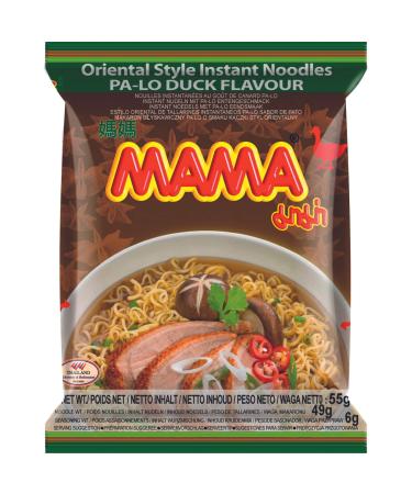 MAMA - Instant Noodles Pa-Lo Duck - Multipack (30 X 55 GR) Instant Noodles Pa-Lo Duck 55 g (Pack of 30)
