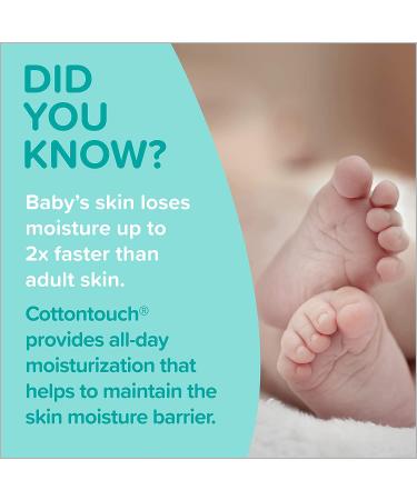 Johnson's CottonTouch Newborn Baby Face and Body Lotion - Hypoallergenic Moisturization with Real Cotton - 27.1 fl. oz - Paraben, Sulfate, and Dye-Free - Buy Online on GoSupps.com