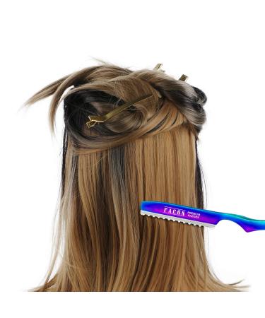 Fac n Professional Hair Styling Thinning Texturizing Feather Razor + 10 Replacement Blades - Buy Online on GoSupps.com