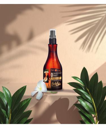 Soleil des Iles Caring oil for body and hair monoi of tahiti vegetable extract 100% natural protects against moisture without parabens produced in France 150 ml - Buy Online on GoSupps.com
