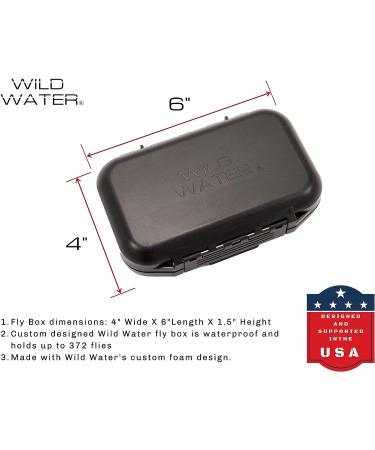 Wild Water Fly Fishing Mini-Mega Assortment 60 Most Popular Flies with Small Fly Box - Dry, Caddis, Nymph, Wooly Bugger for Trout, Panfish, Crappie, Sunfish - Buy Online on GoSupps.com