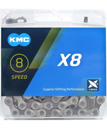 KMC X8.93 8-Speed Bike Chain SIL - High-Quality Performance and Durability - Buy Online on GoSupps.com
