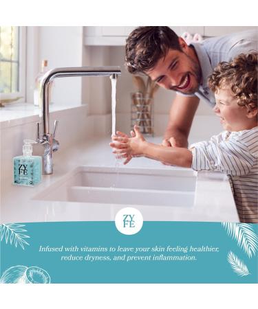 Coconilla Key Vitamin Hand Soap 4 Pack | Natural Plant-Derived Moisturizing Liquid Hand Soap with Essential Oils | Soft Hand Wash for Kitchen & Bathroom 12oz Pump Bottles - Buy Online on GoSupps.com