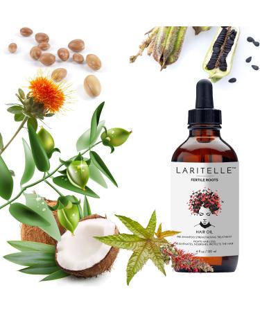 Laritelle Organic Hair Loss Treatment for Men & Women | Fortifying Follicle Fuel | Stop Shedding & Promote New Hair Growth | GMO-Free & Vegan | 4 oz - Buy Online on GoSupps.com