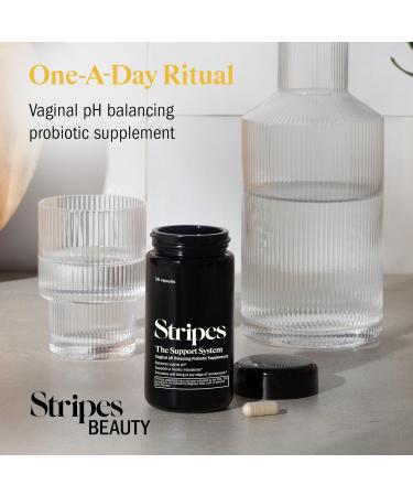 Stripes Beauty Probiotic Supplement by Naomi Watts - Vaginal pH Balancer Daily Feminine Health Menopause Support (30 Ct - Buy Online on GoSupps.com