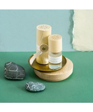 Skeem Print Block Rollerball Perfume - Coastal Driftwood - Natural Ingredients - Travel Perfume Mini Perfume Oil (.5 fl oz) - Buy Online on GoSupps.com