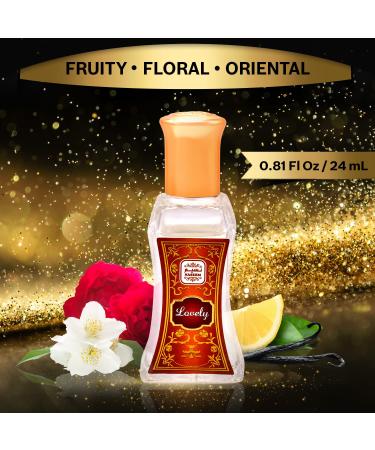 Naseem Lovely Perfume Oil Rollerball Alcohol Free with composition of Fresh Peach Jasmine Musk Long Lasting Arabian Fragrance Oil for Women 0.81 Fl Oz - Buy Online on GoSupps.com