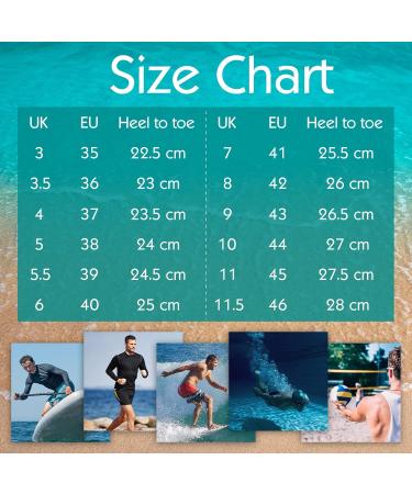Baofular Fast Drying Aquasium Water Shoes for Men & Women | Summer Beach & Swimming Shoes | Size 35-46 | Blue - Buy Online on GoSupps.com