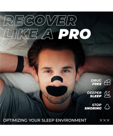 Alpha Sleep Mouth Tape and Nasal Strips for Men - 2in1 Anti Snoring Aids - Lasts All Night - Instant Results - 3 Month Supply - Buy Online on GoSupps.com