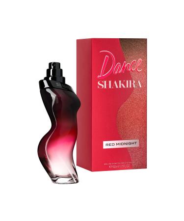 Shakira Perfumes - Dance Red Midnight for Women - Long Lasting - Elegant Sexy and Femenine Fragance - Sweet and Bold Notes - Ideal for Day Wear - 1.7 Fl Oz SKR DANCE RED MIDNIGHT 2021 EDT 1.7 Fl Oz (Pack of 1)